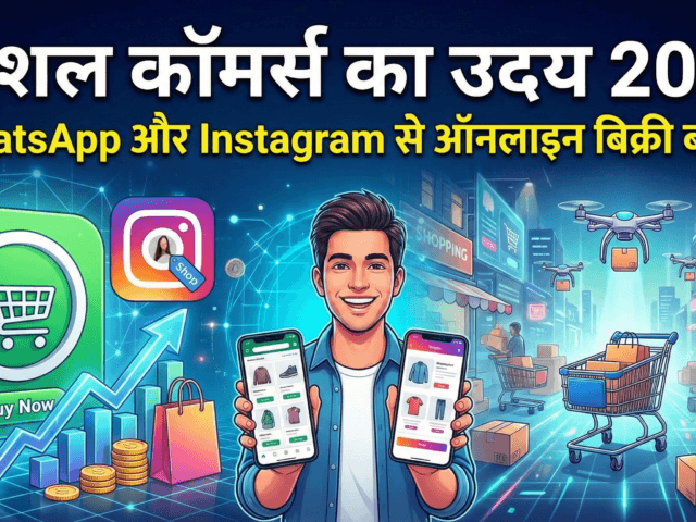 सोशल कॉमर्स का उदय 2026: WhatsApp और Instagram से ऑनलाइन बिक्री बढ़ाएँ