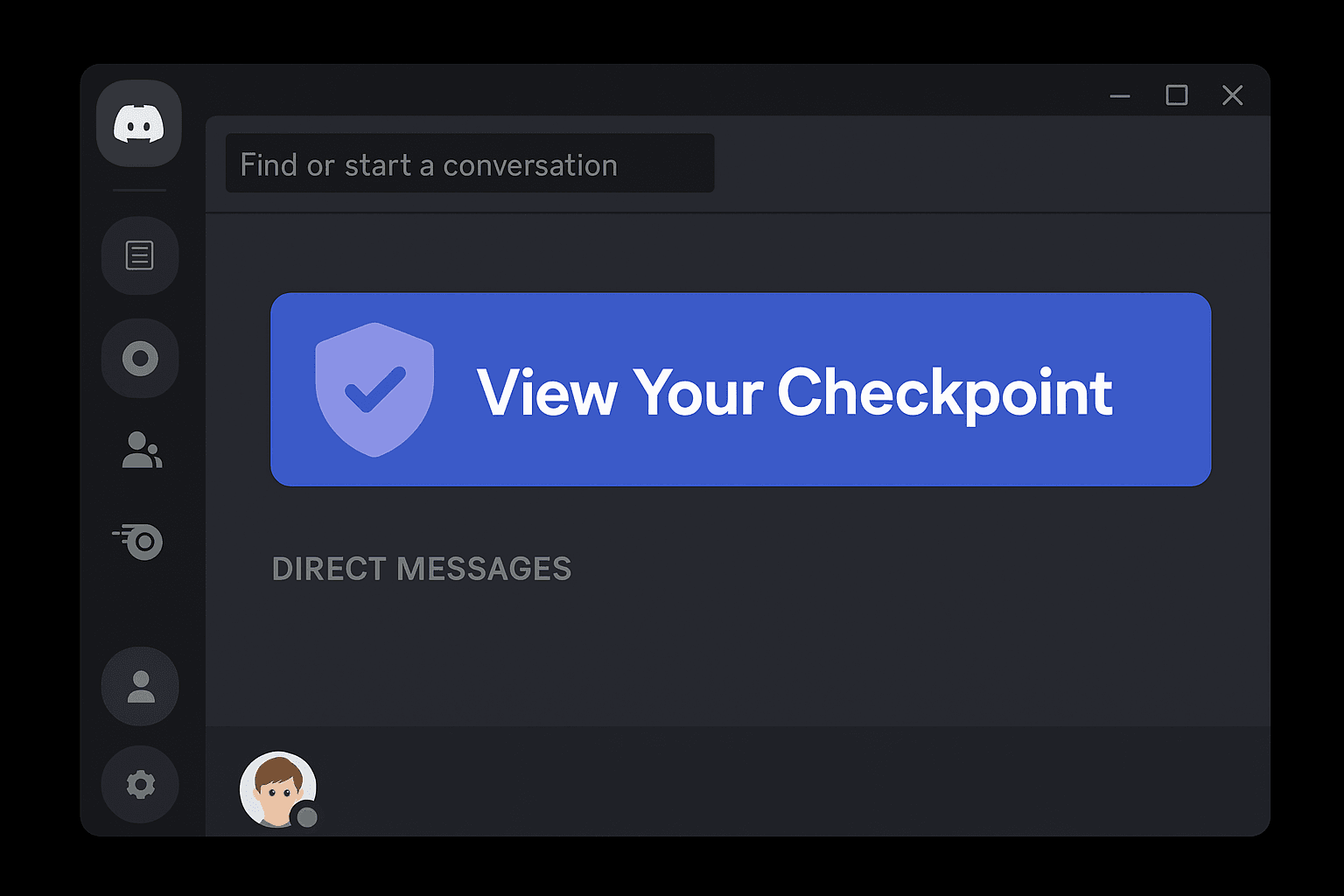 How to view Discord Checkpoint