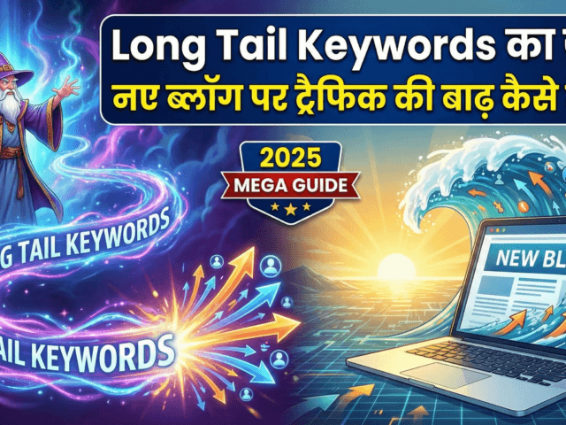 Long Tail Keywords का जादू: नए ब्लॉग पर ट्रैफिक की बाढ़ कैसे लाएं? (2025 Mega Guide)