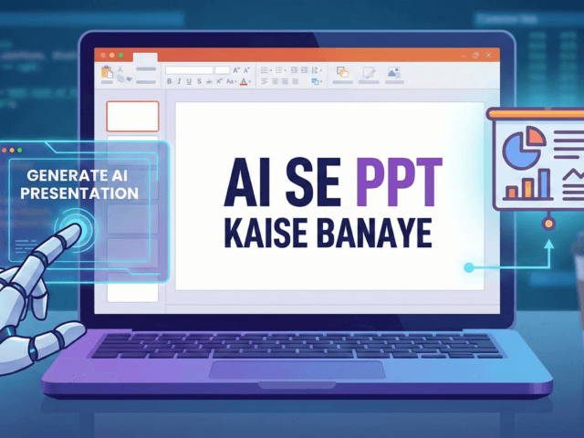 Best AI Tools for PPT- How to Make PPT Using AI: 5 Best Free Tools (Hindi)