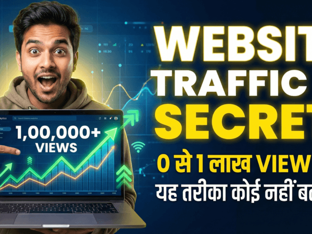 Website Par Traffic Kaise Badhaye: 2025 की कम्पलीट गाइड (जीरो से हीरो तक)