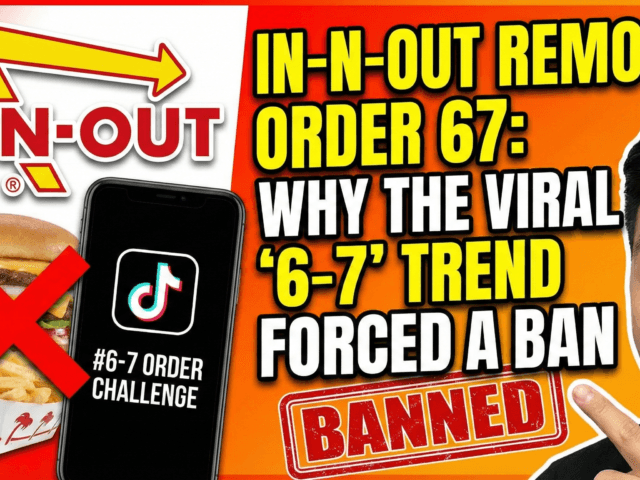 In-N-Out Removes Order 67: Why the Viral ‘6-7’ Trend Forced a Ban